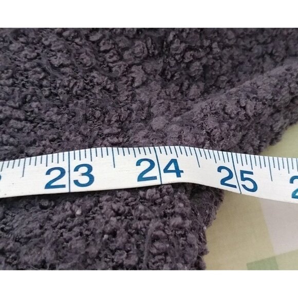 Torrid Women's Black Long Sleeve Bulky Sherpa Pullover Sweater Plus Size 2X - Picture 6 of 8